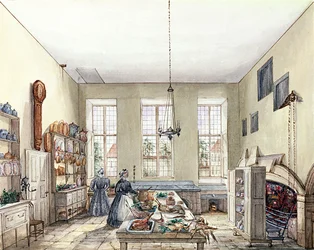 The Kitchen at Aynhoe, 3 februari 1847